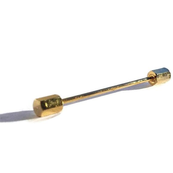 Vintage Gold Tie Clip, Unique Tie Bar for Men - Picture 7 of 8